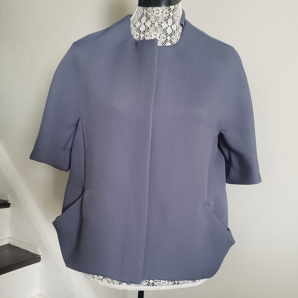 Cos Shortsleeve Zip Up Blazer - Picture 1 of 10